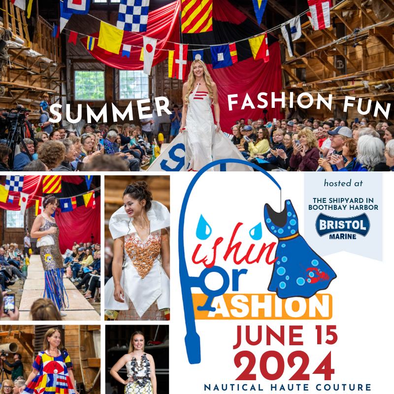 Summer Fashion Fun will be strutting down the cat walk (Lobster crate runway...) Saturday June 15th, 2024. Fishin’ For Fashion 2024