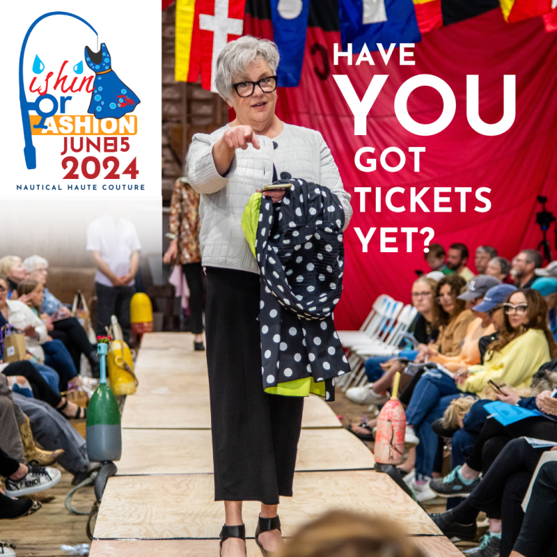 Stop in at the Boothbay Harbor Region Chamber of Commerce for tickets! 207-633-2353 Have you got your tickets?