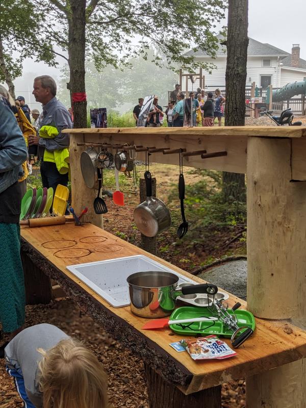 The Ramona Thompson Gaudette Mud Kitchen. CANDI JONETH/Boothbay Register