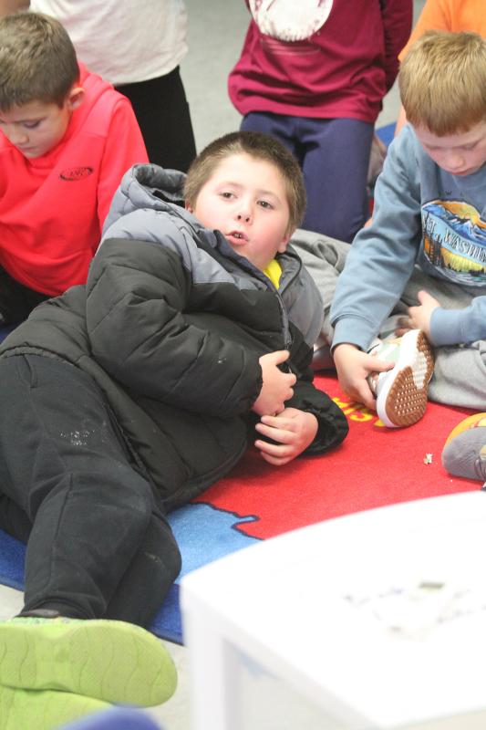 "We celebrate Thanksgiving to appreciate others." - Levi Lewis. STEVE EDWARDS/Boothbay Register "We celebrate Thanksgiving to appreciate others." - Levi Lewis. STEVE EDWARDS/Boothbay Register