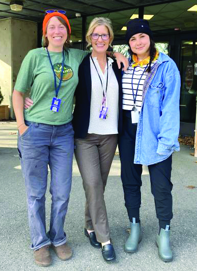BRES announces the new outdoor club for sixth to eighth graders in partnership with Hearty Roots. From left, Erin Quinley, Shawna Kurr and Misha Barker. ISABELLE CURTIS/Boothbay Register BRES announces the new outdoor club for sixth to eighth graders in partnership with Hearty Roots. From left, Erin Quinley, Shawna Kurr and Misha Barker. ISABELLE CURTIS/Boothbay Register