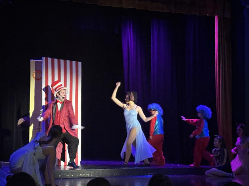 A scene from "Seussical the Musical," presented by the Y Arts Community Players. LISA KRISTOFF/Boothbay Register A scene from "Seussical the Musical," presented by the Y Arts Community Players. LISA KRISTOFF/Boothbay Register