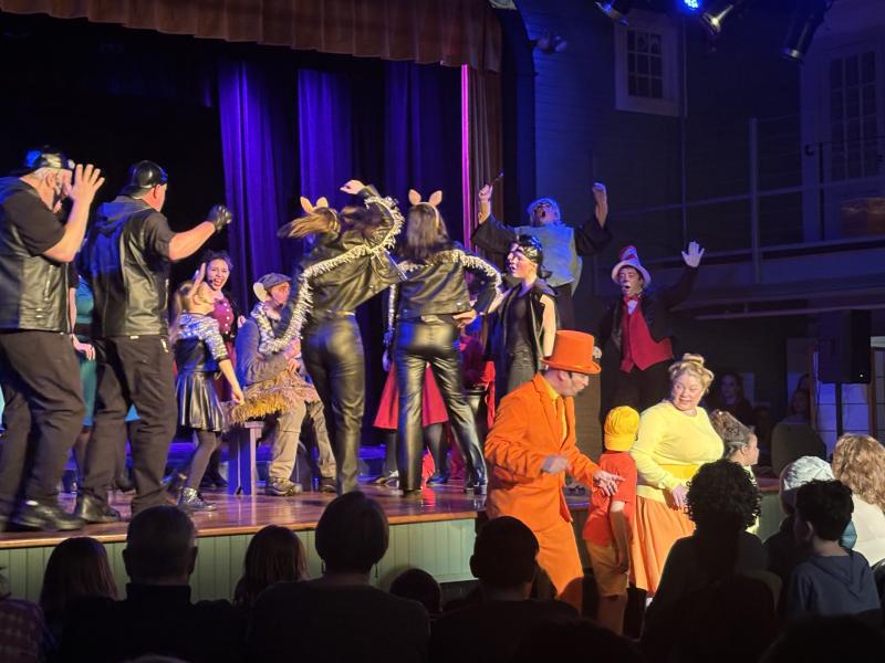 Final dance number for the cast of "Seussical the Musical!" LISA KRISTOFF/Boothbay Register Final dance number for the cast of "Seussical the Musical!" LISA KRISTOFF/Boothbay Register