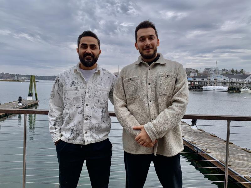 From seasonal workers to owners, Harborside 1901 Bar and Grill’s Metehan Sahin, left, and Erman Celikel take over operations at Oceanside Resort's Coastal Prime Restaurant. ISABELLE CURTIS/Boothbay Register From seasonal workers to owners, Harborside 1901 Bar and Grill’s Metehan Sahin and Erman Celikel take over operations at Oceanside Resort's Coastal Prime Restaurant. ISABELLE CURTIS/Boothbay Register