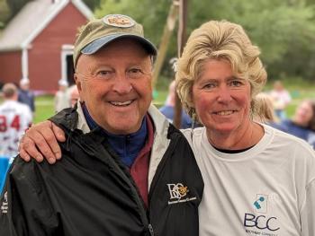 Co-chairs Tony Krason and Brenda Blackman. CANDI JONETH/Boothbay Register