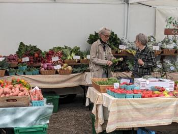 CANDI JONETH/Boothbay Register Boothbay Farmer's Market. CANDI JONETH/Boothbay Register