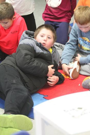 "We celebrate Thanksgiving to appreciate others." - Levi Lewis. STEVE EDWARDS/Boothbay Register "We celebrate Thanksgiving to appreciate others." - Levi Lewis. STEVE EDWARDS/Boothbay Register
