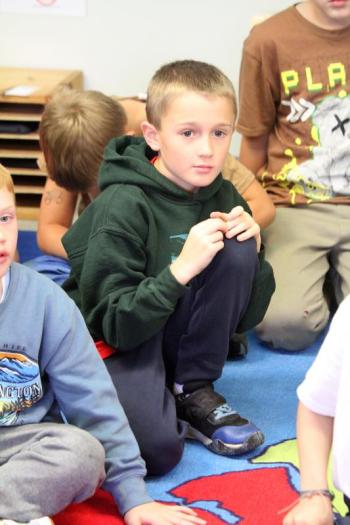 "My mom needs 10 minutes to cook the turkey." - Sawyer Rice. STEVE EDWARDS/Boothbay RegisterSawyer Rice. STEVE EDWARDS/Boothbay Register "My mom needs 10 minutes to cook the turkey." -Sawyer Rice. STEVE EDWARDS/Boothbay Register
