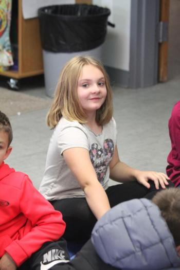 My favorite part of dinner is the turkey and and corn on the cob." - Mia Crowell. STEVE EDWARDS/Boothbay RegisterMia Crowell. STEVE EDWARDS/Boothbay Register My favorite part of dinner is the turkey and and corn on the cob." - Mia Crowell. STEVE EDWARDS/Boothbay Register