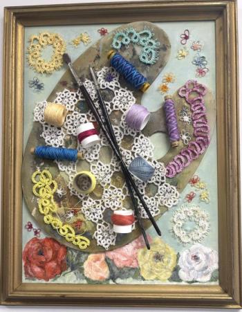 Jean Larkin "Tatting & Oil Paint." Jean Larkin "Tatting & Oil Paint."