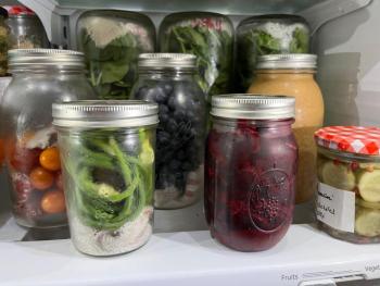 Jars of food. Courtesy of Emily Whiting