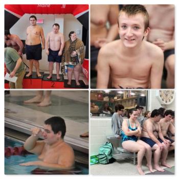 Boothbay Special Olympic swimmers. Courtesy of Toby LeConte