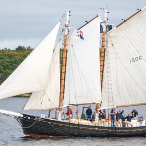 The 1906 schooner ‘Mary E’ (Photo courtesy of Maine Maritime Museum)