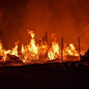 May 2022 Beach Cove Waterfront Inn fire. Courtesy of Julie Roberts