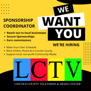 Help Wanted: LCTV Sponsorship Coordinator
