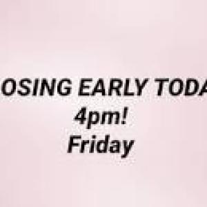 Brady’s will close early for a giant wedding party! See you Saturday!