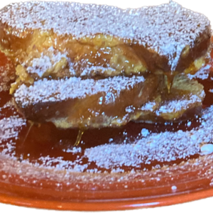 Early Bird is the word, with Egg Nog Creme Brule French Toast Open Restaurants, Garden’s Aglow